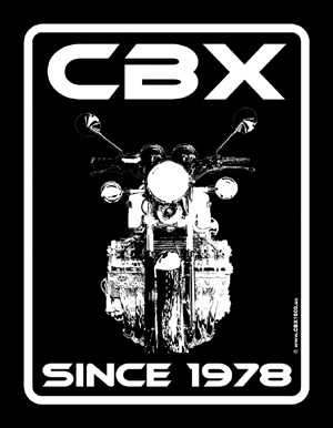 "CBX since 1978" Doming-Sticker